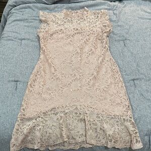 Enfocus Studio Gold Sequin Ruffled Mini Dress